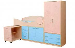 Набор мебели для детской Юниор -12.2 (700*1860) МДФ матовый в Полевском - polevskoy.mebel-74.com | фото