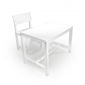 Детский растущий комплект стол и стул Я САМ "Лофт" (Белый, Белый) в Полевском - polevskoy.mebel-74.com | фото