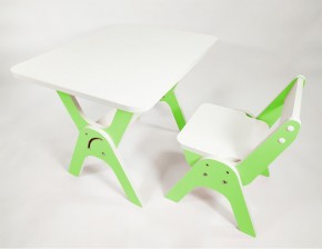 Детский растущий стол-парта и стул Я САМ "Умка" (Зеленый) в Полевском - polevskoy.mebel-74.com | фото