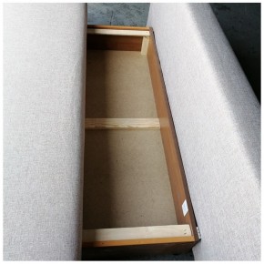 Диван-кровать Комфорт без подлокотников BALTIC BITTER (2 подушки) в Полевском - polevskoy.mebel-74.com | фото