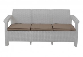 Диван Yalta Premium Sofa 3 Set (Ялта) белый (+подушки под спину) в Полевском - polevskoy.mebel-74.com | фото