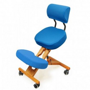 Коленный стул со спинкой Smartstool KW02В + Чехлы в Полевском - polevskoy.mebel-74.com | фото