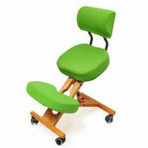 Коленный стул со спинкой Smartstool KW02В + Чехлы в Полевском - polevskoy.mebel-74.com | фото
