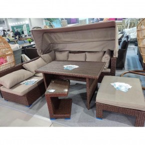 Комплект мебели с диваном AFM-320B-T320 Brown в Полевском - polevskoy.mebel-74.com | фото