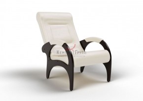 Кресло для отдыха Римини 19-К-КР (экокожа/венге) КРЕМ в Полевском - polevskoy.mebel-74.com | фото
