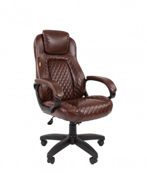 Кресло для руководителя  CHAIRMAN 432 (Экокожа коричневая) в Полевском - polevskoy.mebel-74.com | фото