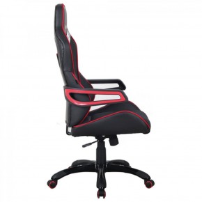Кресло компьютерное BRABIX Nitro GM-001 (ткань/экокожа) черное, вставки красные (531816) в Полевском - polevskoy.mebel-74.com | фото