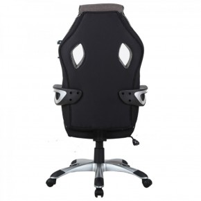 Кресло компьютерное BRABIX Techno GM-002 (ткань) черное/серое, вставки белые (531815) в Полевском - polevskoy.mebel-74.com | фото