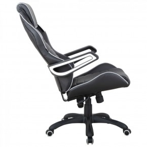 Кресло компьютерное BRABIX Techno Pro GM-003 (экокожа черное/серое, вставки серые) 531814 в Полевском - polevskoy.mebel-74.com | фото