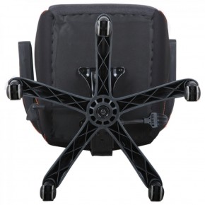 Кресло компьютерное BRABIX Techno Pro GM-003 (ткань черное/серое, вставки оранжевые) 531813 в Полевском - polevskoy.mebel-74.com | фото