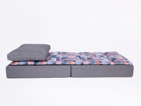 Кресло-кровать бескаркасное Харви (коричневый-квадро беж) в Полевском - polevskoy.mebel-74.com | фото