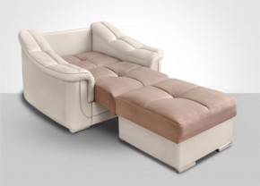 Кресло-кровать + Пуф Кристалл (ткань до 300) НПБ в Полевском - polevskoy.mebel-74.com | фото