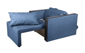 Кресло-кровать Милена с подлокотниками (синий) Велюр в Полевском - polevskoy.mebel-74.com | фото