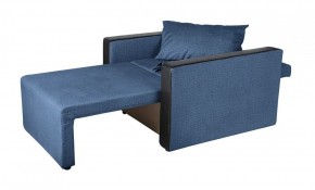 Кресло-кровать Милена с подлокотниками (синий) Велюр в Полевском - polevskoy.mebel-74.com | фото