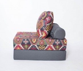 Кресло-кровать-пуф бескаркасное Прайм (мехико серый-графит) в Полевском - polevskoy.mebel-74.com | фото