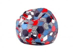 Кресло-мешок Мяч M (Geometry Slate) в Полевском - polevskoy.mebel-74.com | фото