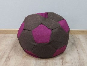 Кресло-мешок Мяч S (Savana Chocolate-Savana Berry) в Полевском - polevskoy.mebel-74.com | фото