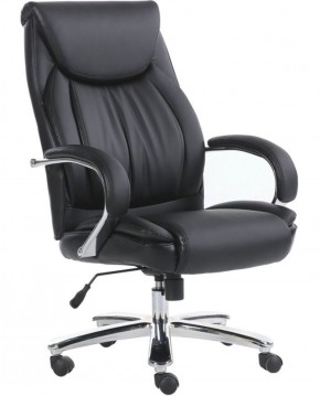 Кресло офисное BRABIX PREMIUM "Advance EX-575" (хром, экокожа, черное) 531825 в Полевском - polevskoy.mebel-74.com | фото