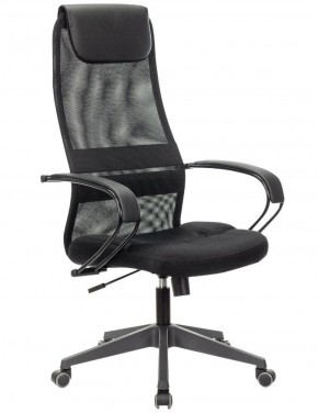 Кресло офисное BRABIX PREMIUM "Stalker EX-608 PL" (ткань-сетка/кожзам, черное) 532090 в Полевском - polevskoy.mebel-74.com | фото