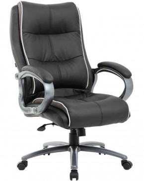 Кресло офисное BRABIX PREMIUM "Strong HD-009" (экокожа черная, ткань серая) 531945 в Полевском - polevskoy.mebel-74.com | фото