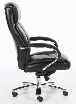 Кресло офисное BRABIX "Direct EX-580" (хром/рециклированная кожа/черное) 531824 в Полевском - polevskoy.mebel-74.com | фото