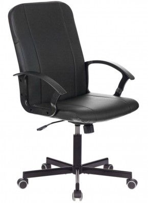 Кресло офисное BRABIX "Simple EX-521" (экокожа, черное) 532103 в Полевском - polevskoy.mebel-74.com | фото