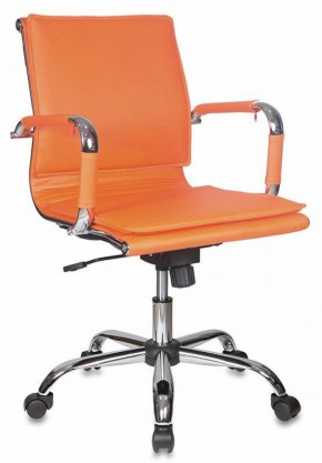 Кресло руководителя Бюрократ CH-993-LOW/ORANGE оранжевый в Полевском - polevskoy.mebel-74.com | фото