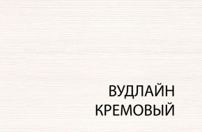 Кровать 120, TIFFANY, цвет вудлайн кремовый в Полевском - polevskoy.mebel-74.com | фото