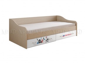 ВЕГА NEW Boy  Кровать 900 с настилом ЛДСП (дуб беленый) в Полевском - polevskoy.mebel-74.com | фото