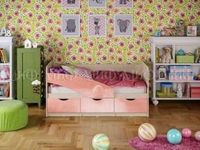 Кровать Бабочки (Розовый металлик) 1600 в Полевском - polevskoy.mebel-74.com | фото