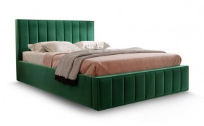 Кровать "Вена" 1400 СТАНДАРТ Вариант 1 Мора зеленый + ортопедическое основание на 5 опорах в Полевском - polevskoy.mebel-74.com | фото