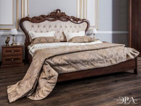 Кровать с мягким изголовьем Афина 1600 (караваджо) в Полевском - polevskoy.mebel-74.com | фото