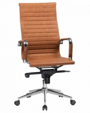 Офисное кресло для руководителей DOBRIN CLARK LMR-101F светло-коричневый №321 в Полевском - polevskoy.mebel-74.com | фото