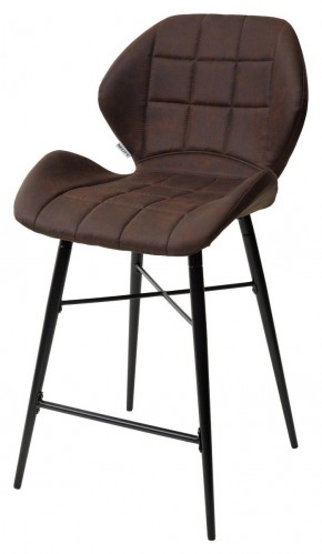 Полубарный стул MARCEL COWBOY-#800 темно-коричневый (H=65cm), ткань микрофибра М-City в Полевском - polevskoy.mebel-74.com | фото