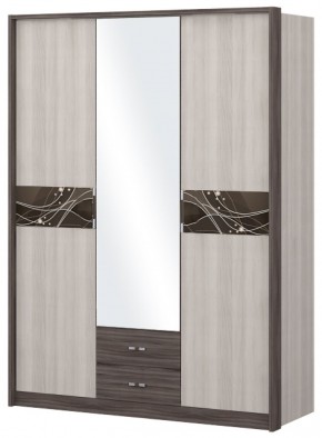 Шкаф 3-х дверный с зеркалом Шк68.2 МС Николь в Полевском - polevskoy.mebel-74.com | фото