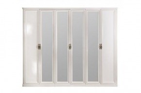 Шкаф 6-ти ств (2+2+2) с зеркалами Натали (комплект) в Полевском - polevskoy.mebel-74.com | фото