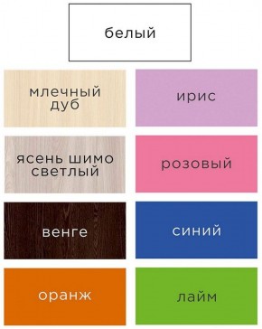 Шкаф ДМ 800 с 2-мя ящиками (розовый) в Полевском - polevskoy.mebel-74.com | фото