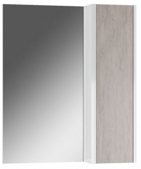 Шкаф-зеркало Uno 60 Дуб серый левый/правый Домино (DU1503HZ) в Полевском - polevskoy.mebel-74.com | фото