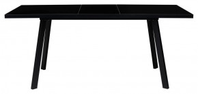 Стол ФИН 120 Черный, стекло/ Черный каркас М-City в Полевском - polevskoy.mebel-74.com | фото