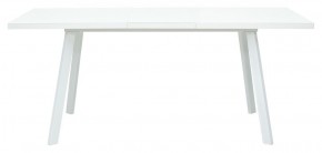 Стол ФИН 140 Белый, стекло/ Белый каркас М-City в Полевском - polevskoy.mebel-74.com | фото