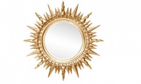Зеркало круглое золото (1810(1) в Полевском - polevskoy.mebel-74.com | фото
