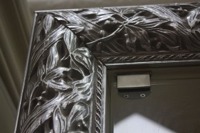 Зеркало Тиффани Premium черная/серебро (ТФСТ-2(П) в Полевском - polevskoy.mebel-74.com | фото